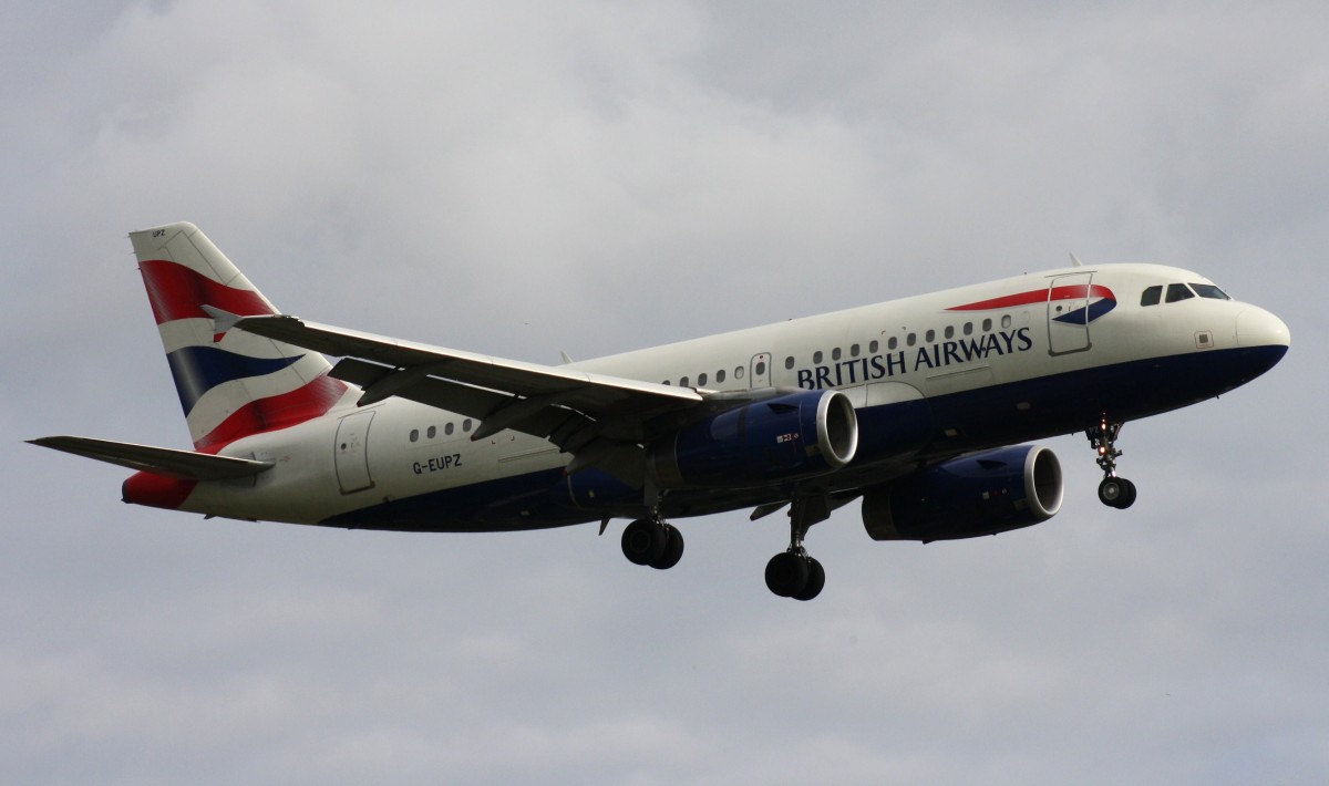 British Airways,G-EUPZ,(c/n1510),Airbus A319-131,27.09.2013,HAM-EDDH,Hamburg,Germany