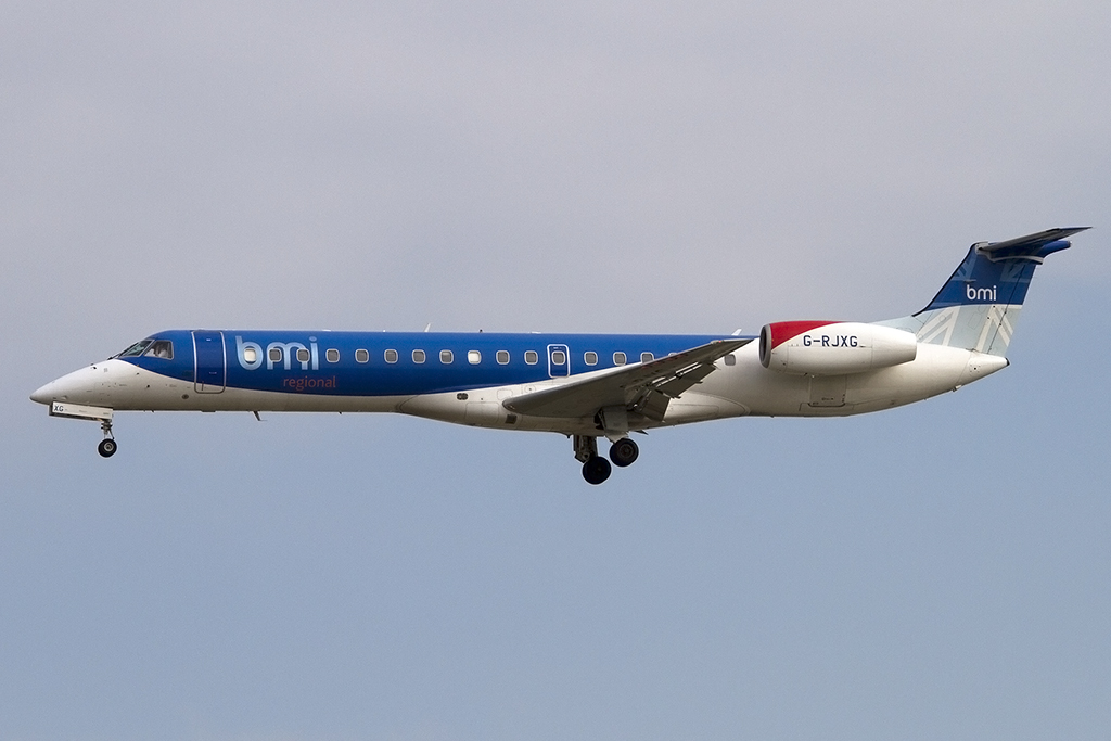 British Midland, G-RJXG, Embrear, ERJ-145EP, 02.05.2015, FRA, Frankfurt, Germany 





