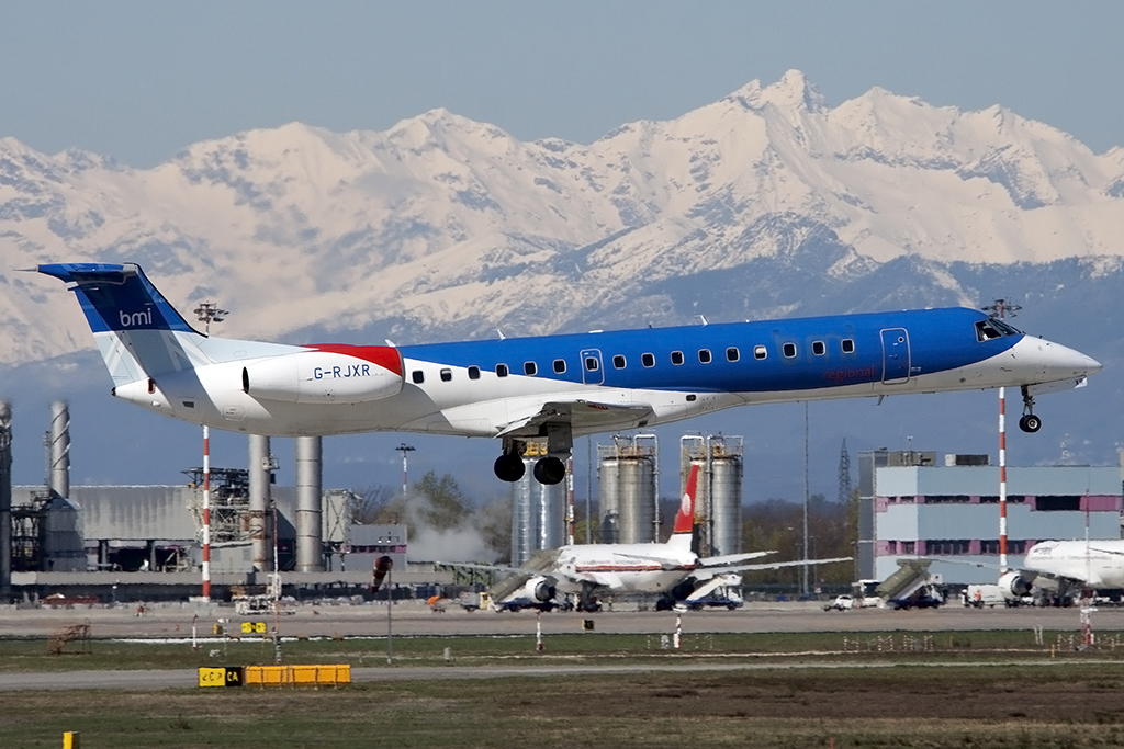 British Midland, G-RJXR, Embraer, ERJ-145EP, 06.04.2015, MXP, Mailand-Malpensa, Italy




