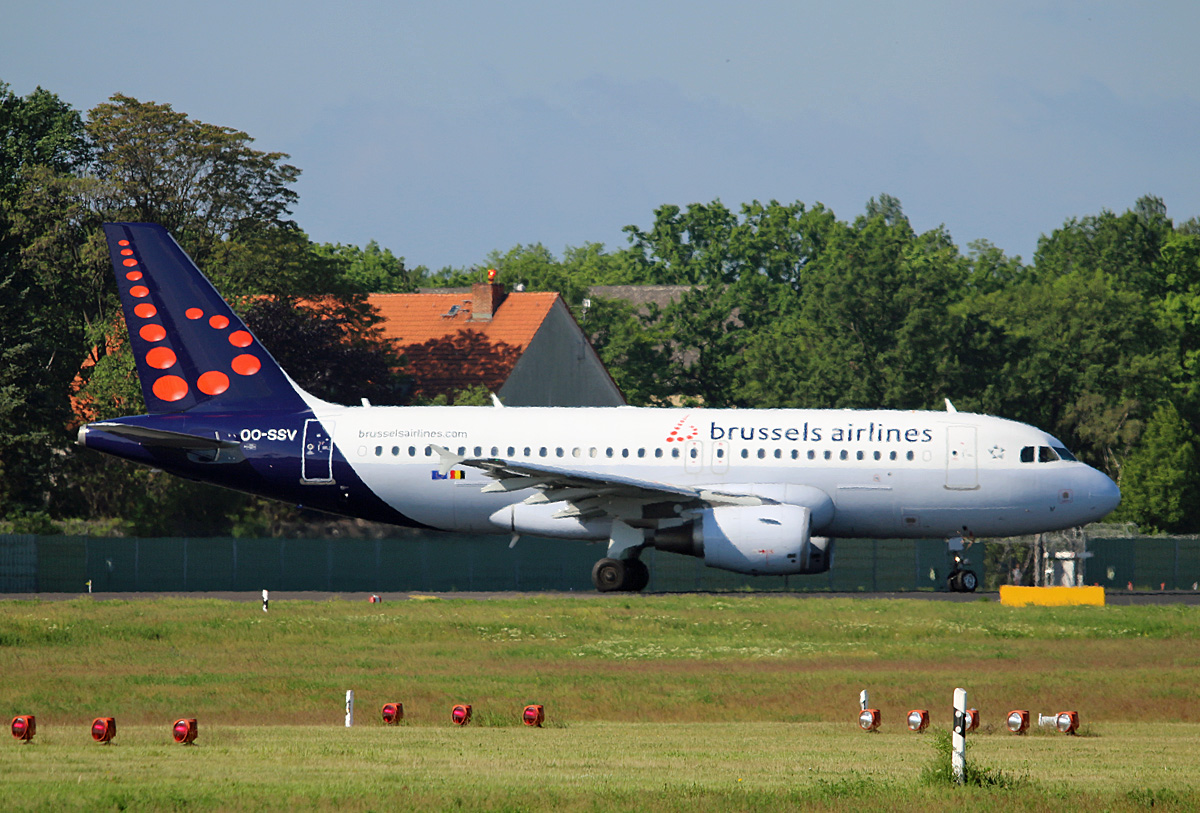 Brussels Airlines, Airbus A 319-111, OO-SSV, TXL, 25.05.2017