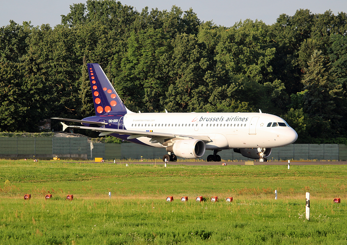 Brussels Airlines, Airbus A 319-111, OO-SSX, TXL, 05.08.2017