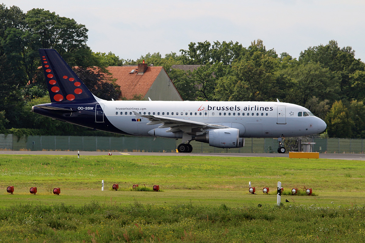 Brussels Airlines, Airbus A 319-111, OO-SSW, TXL, 12.09.2017