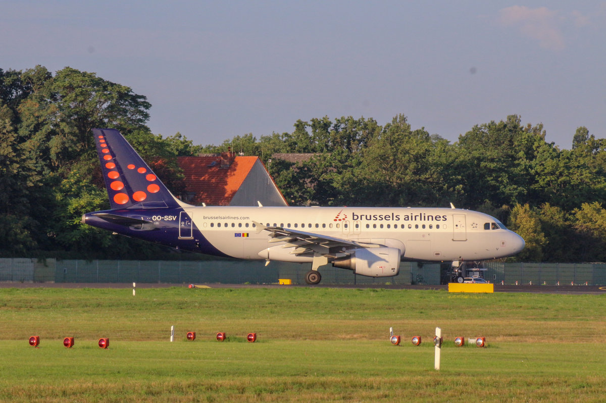 Brussels Airlines, Airbus A 319-111, OO-SSV, TXL, 10.08.2019