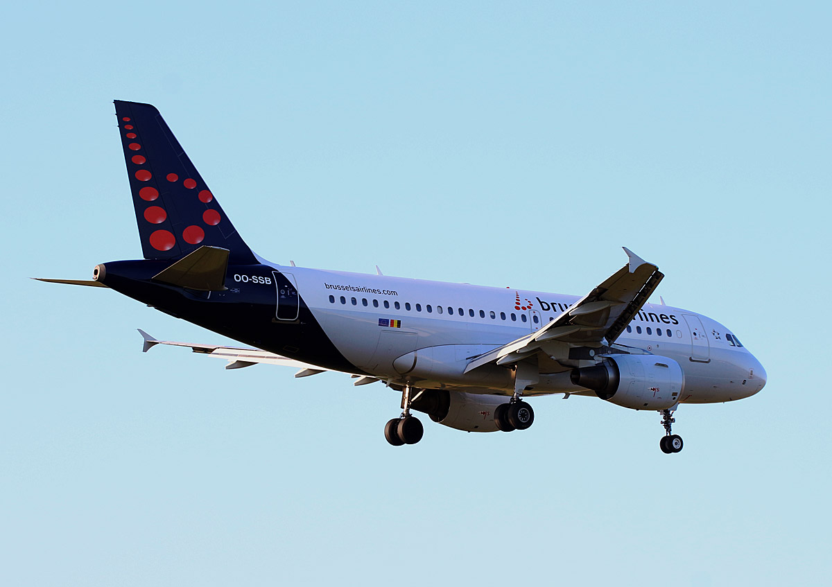 Brussels Airlines, Airbus A 319-111, OO-SSB, TXL, 06.09.2019