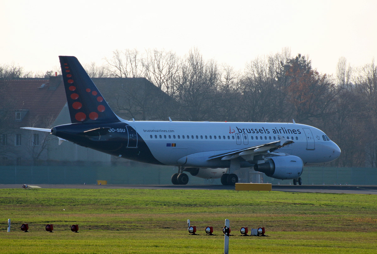 Brussels Airlines, Airbus A 319-111, OE-SSU, TXL, 30.11.2019