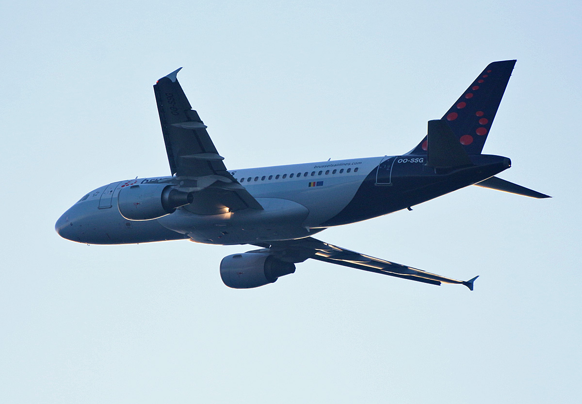 Brussels Airlines, Airbus A 319-111, OO-SSG, TXL, 20.12.2019