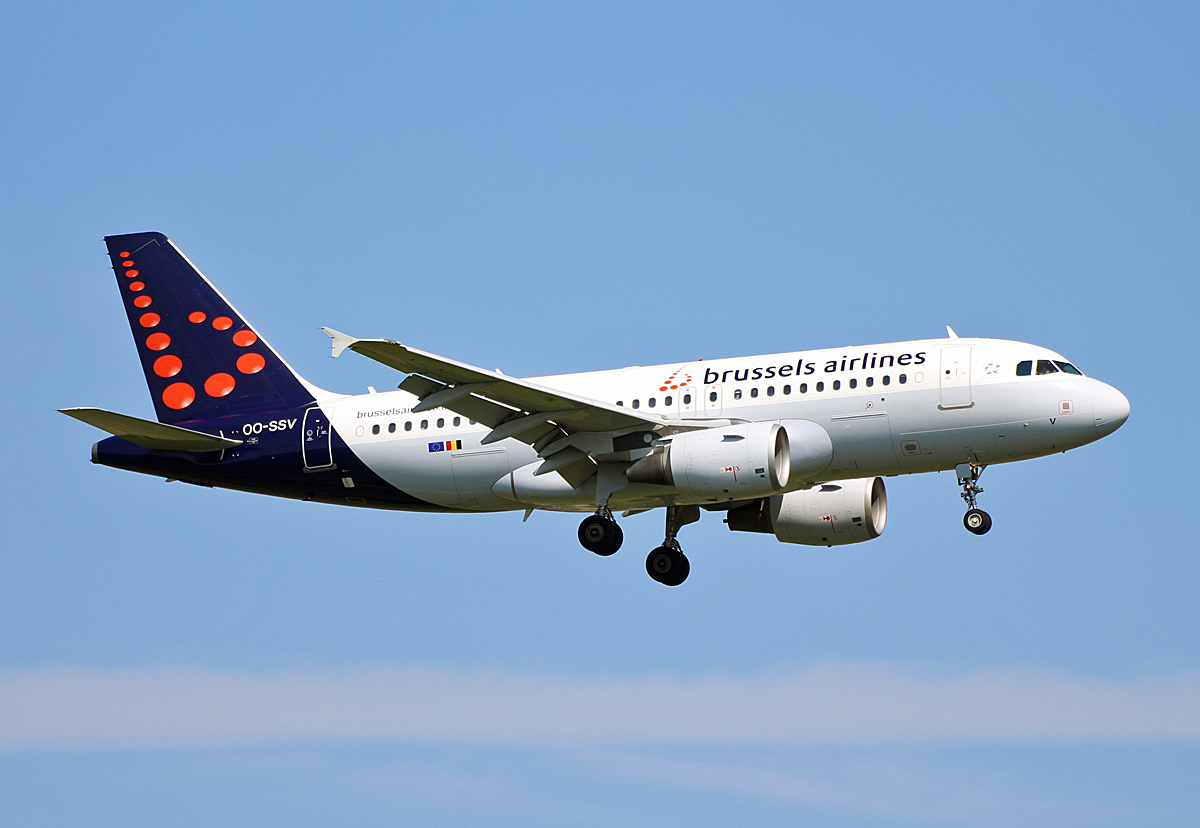 Brussels Airlines, Airbus A 319-111, OO.SSV, BER, 11.07.2021