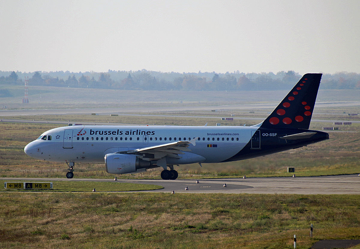 Brussels Airlines, Airbus A 319-111, OO-SSF, BER, 31.10.2021