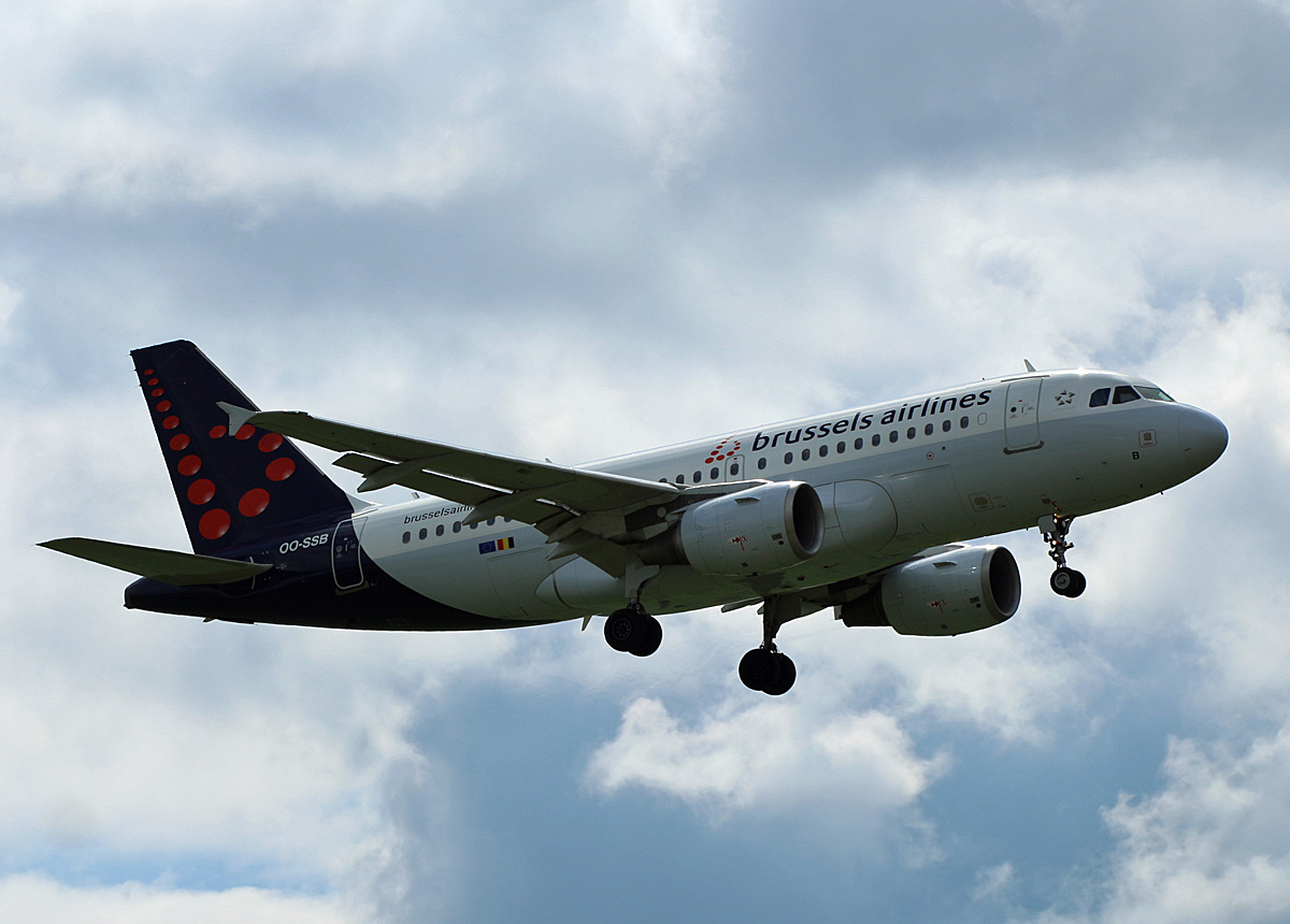 Brussels Airlines, Airbus A 319-111, OO-SSB, BER, 21.05.2022