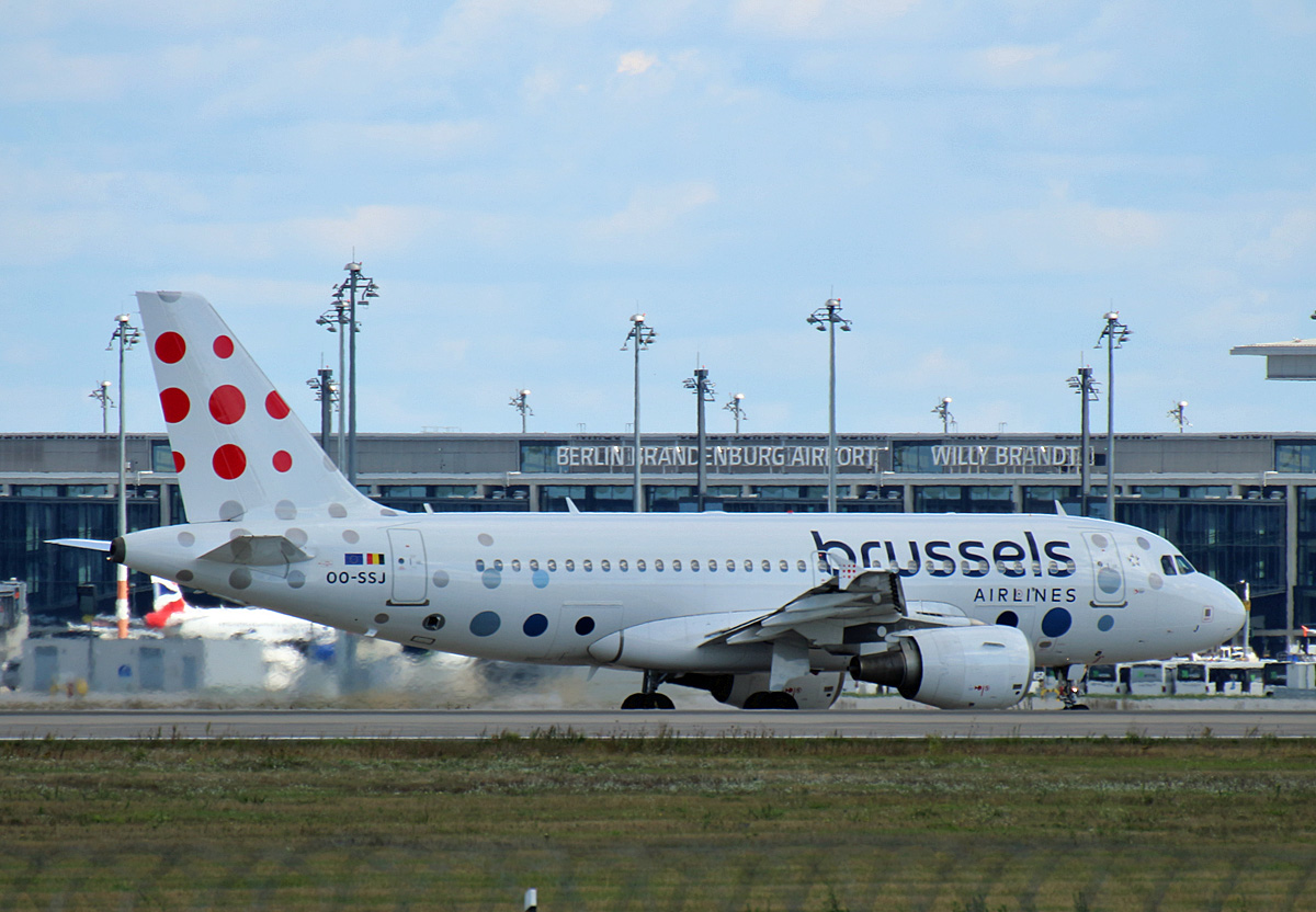 Brussels Airlines, Airbus A 319-111, OO-SSJ, BER, 02.09.2022