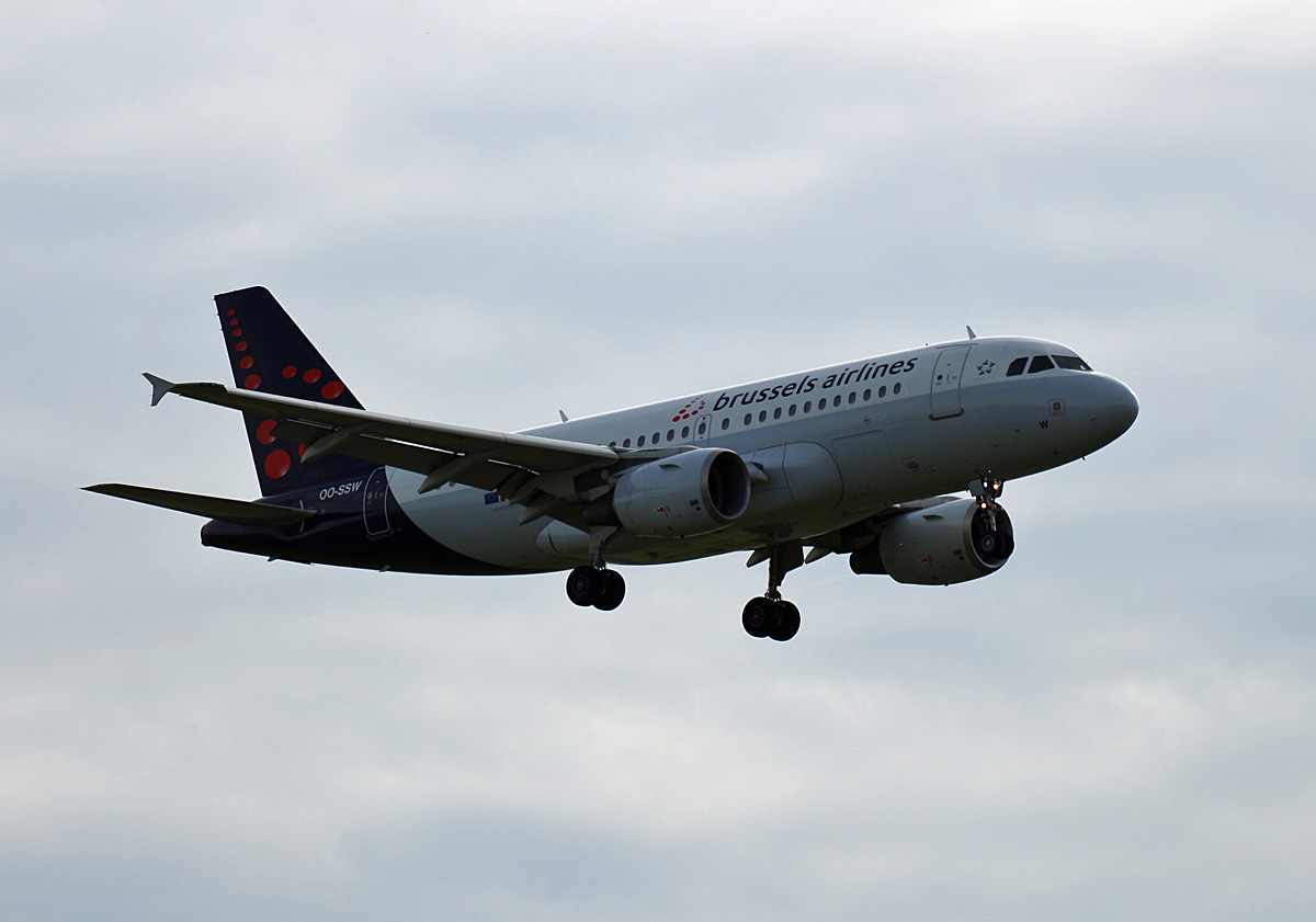 Brussels Airlines, Airbus A 319-111, OO-SSW, BER, 18.03.2023