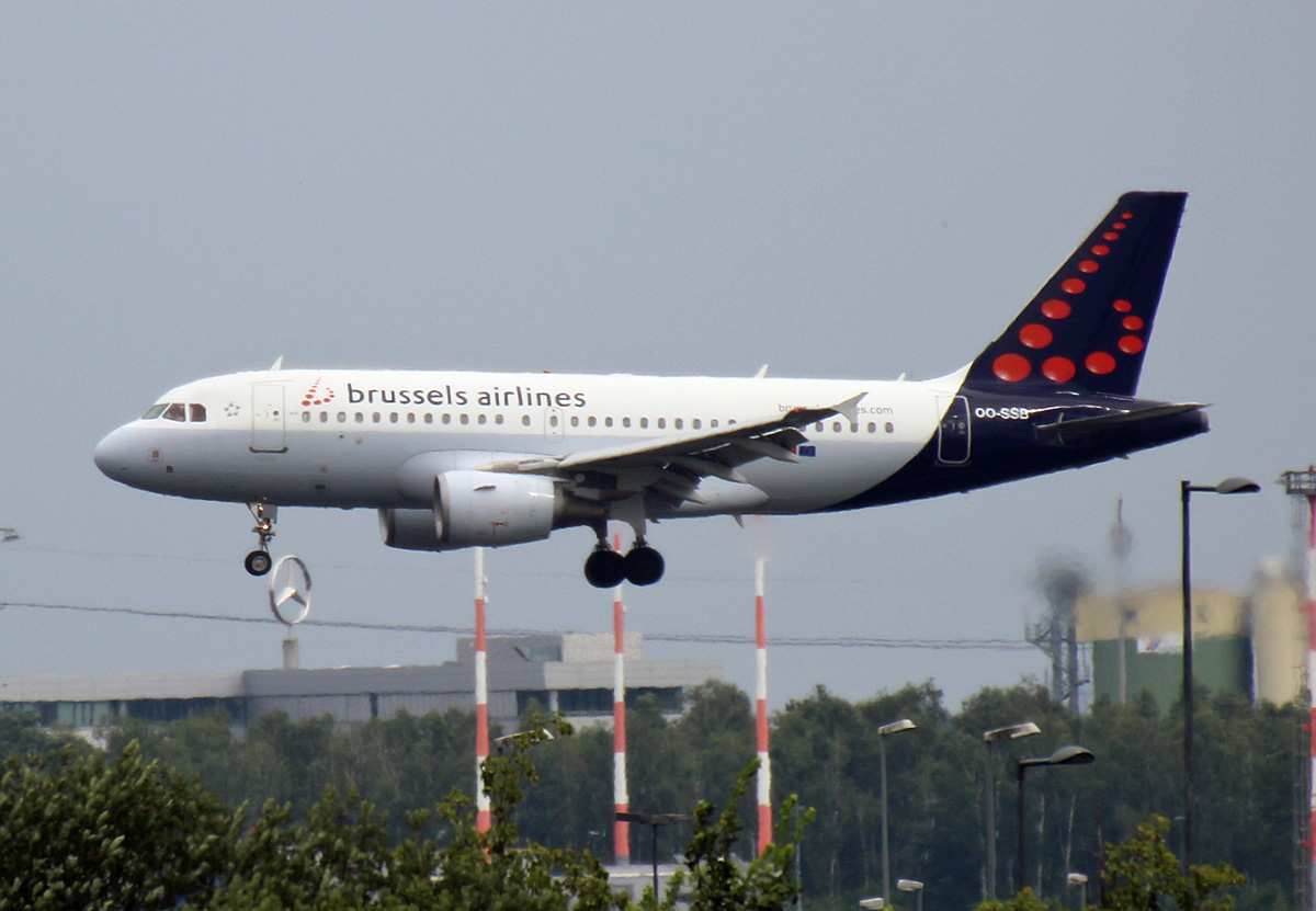 Brussels Airlines, Airbus A 319-111, OO-SSB, BER, 23.07.2023