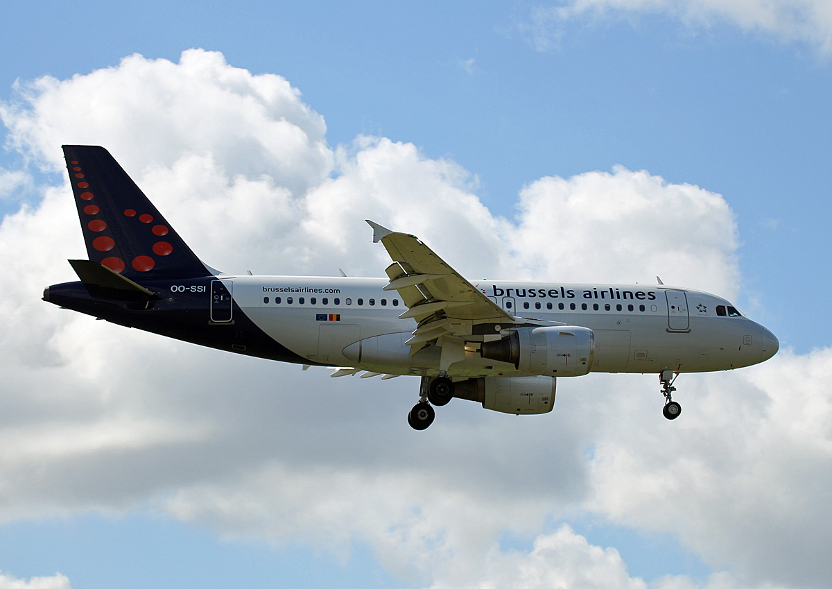 Brussels Airlines, Airbus A 319-112, OO-SSI, TXL, 03.05.2019