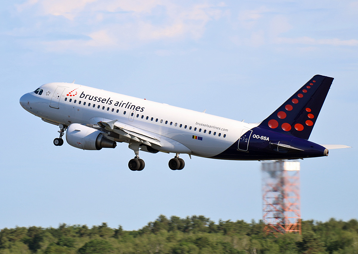 Brussels Airlines, Airbus A 319-112, OO-SSA, TXL, 08.06.2019