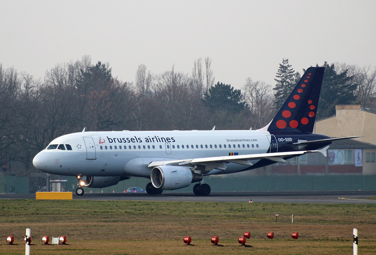 Brussels Airlines. Airbus A 319-112, OO-SSD, TXL, 05.03.2020