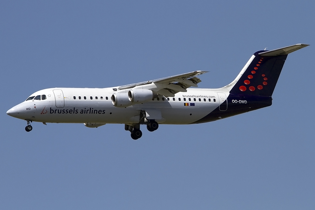Brussels Airlines, OO-DWD, BAe, ARJ-100, 05.06.2014, TLS, Toulouse, France 


