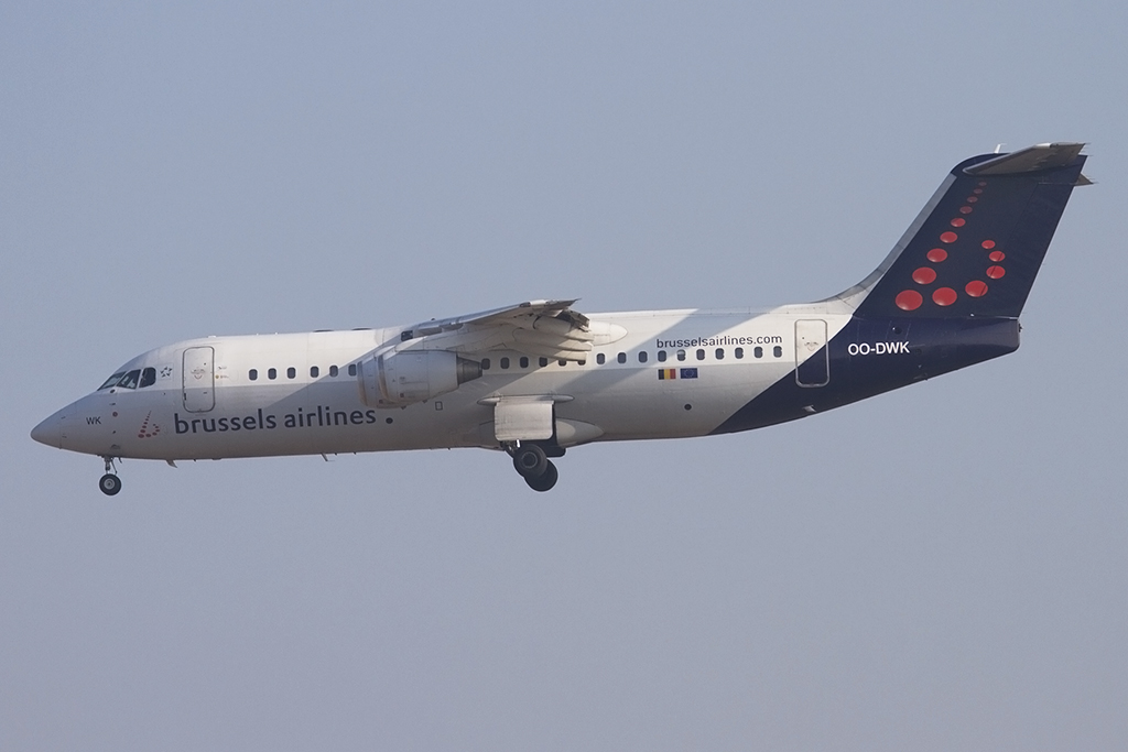 Brussels Airlines, OO-DWK, BAe, Avro RJ-100, 17.05.2014, BRU, Brüssel, Belgium




