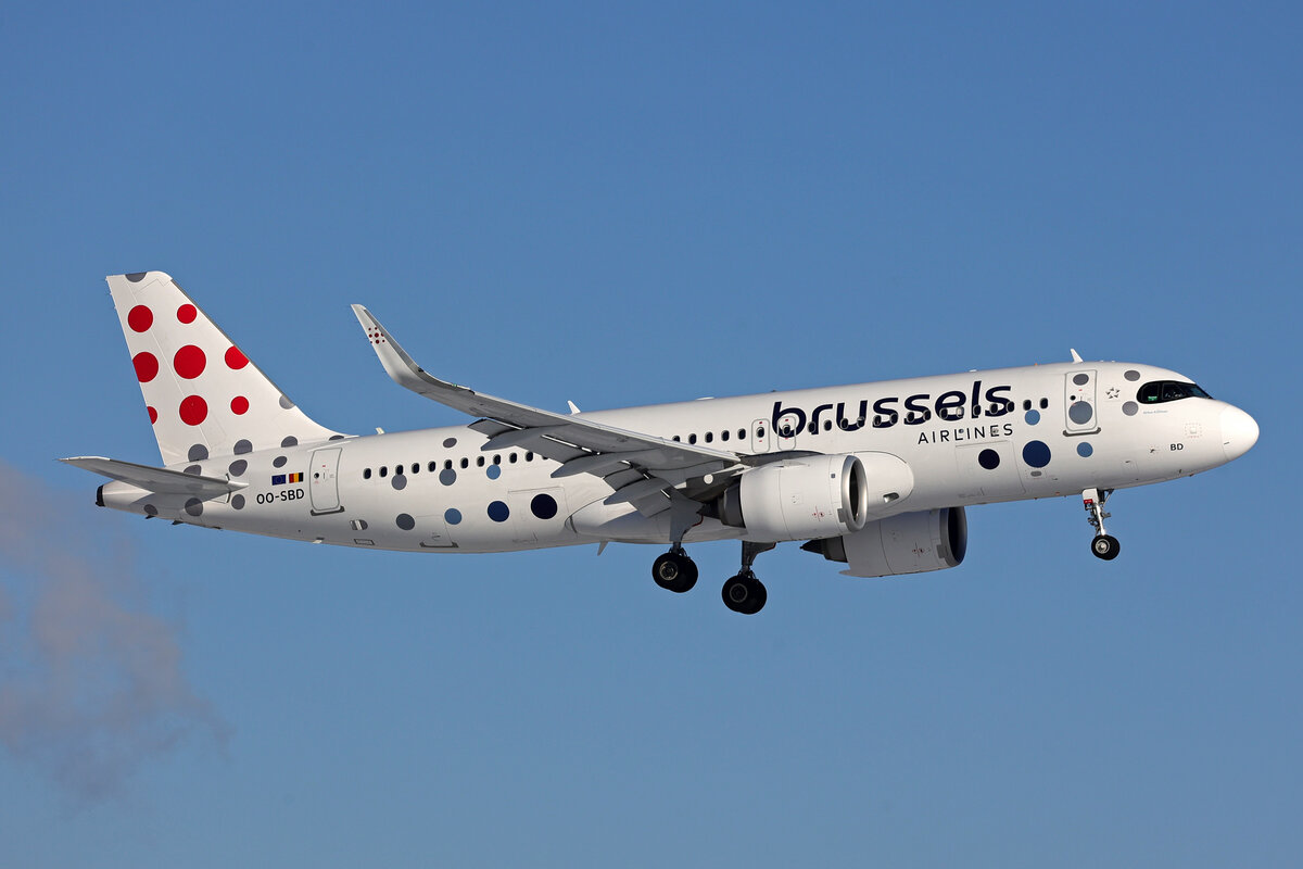 Brussels Airlines, OO-SBD, Airbus A320-251N, msn: 12054, 04.Januar 2026, ZRH Zürich, Switzerland.