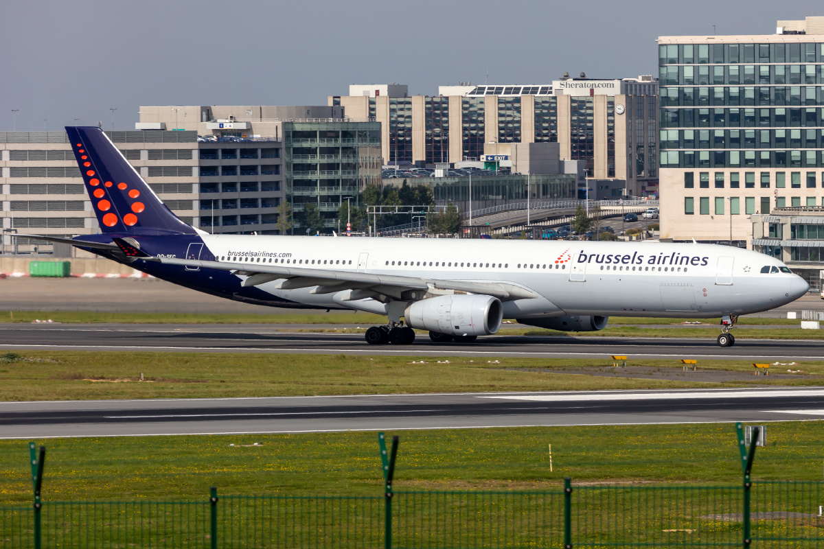 Brussels Airlines, OO-SFC, Airbus, A330-342, 21.09.2021, BRU, Brüssel, Belgium