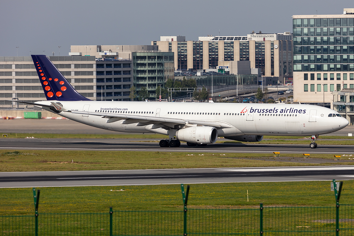 Brussels Airlines, OO-SFF, Airbus, A330-342, 21.09.2021, BRU, Brüssel, Belgium