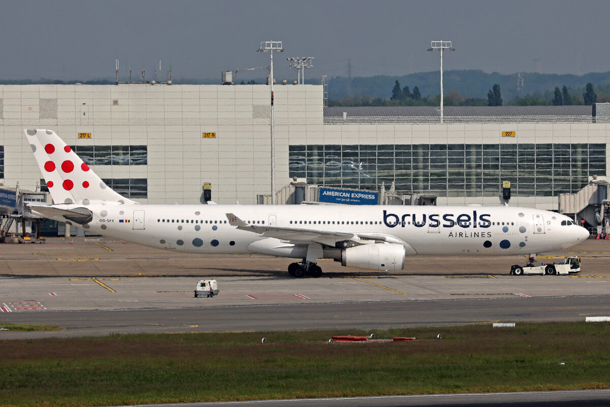 Brussels Airlines, OO-SFX, Airbus A330-343X, msn: 1085, 21.Mai 2023, BRU Brüssel, Belgium.