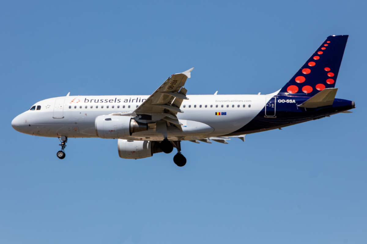 Brussels Airlines, OO-SSA, Airbus, A319-112, 24.06.2023, BRU, Brüssel, Belgien