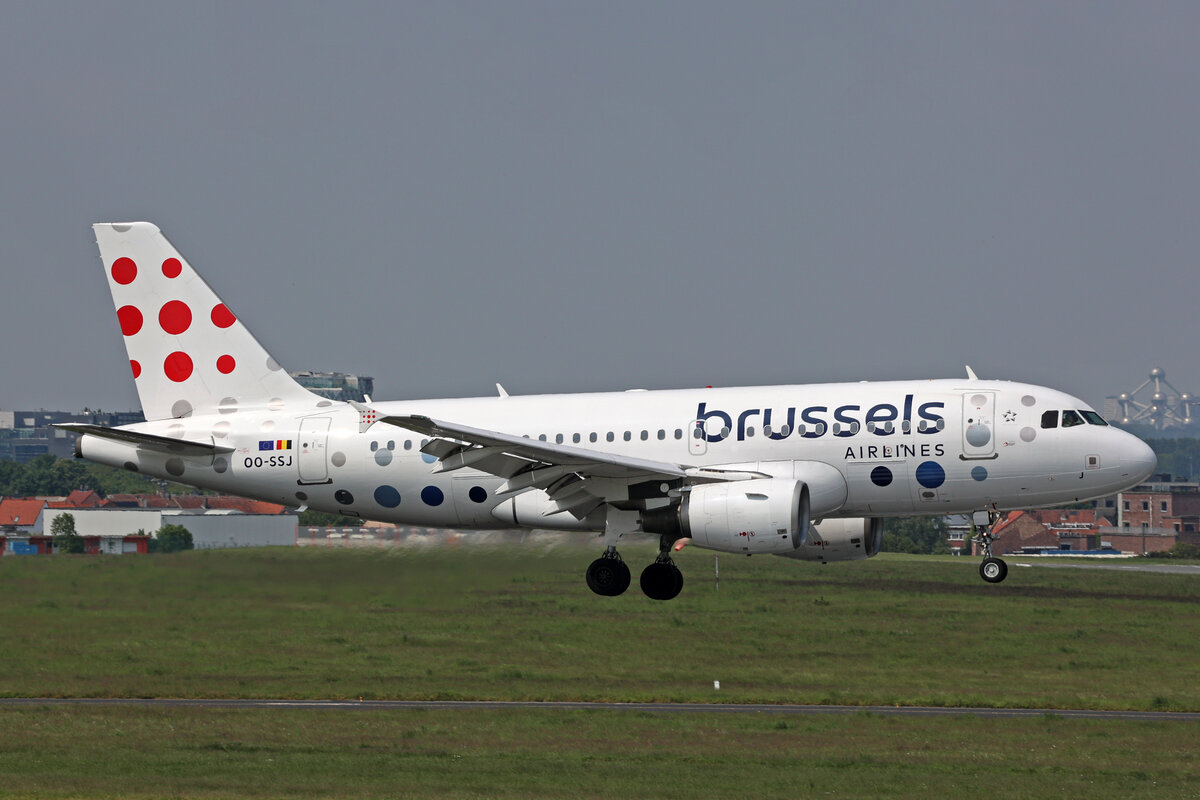 Brussels Airlines, OO-SSJ, Airbus A319-111, msn: 1759, 21.Mai 2023, BRU Brüssel, Belgium.
