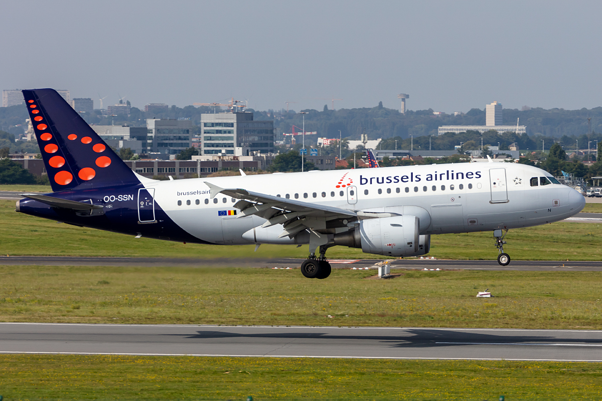 Brussels Airlines, OO-SSN, Airbus, A319-112, 21.09.2021, BRU, Brüssel, Belgium