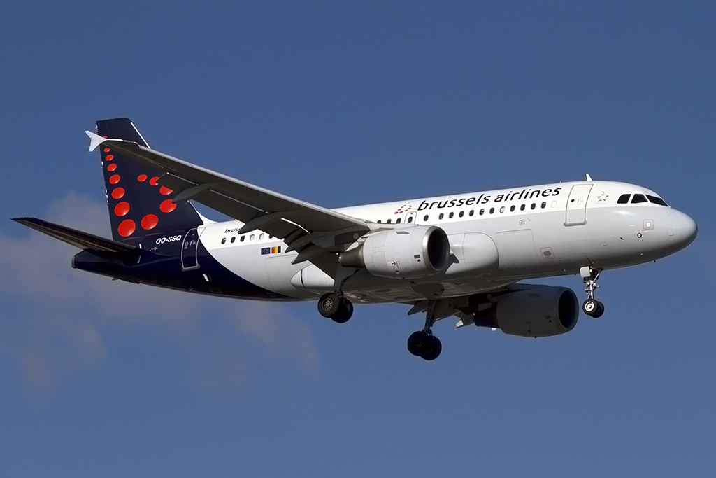 Brussels Airlines, OO-SSQ, Airbus, A319-112, 02.03.2014, GVA, Geneve, Switzerland 





