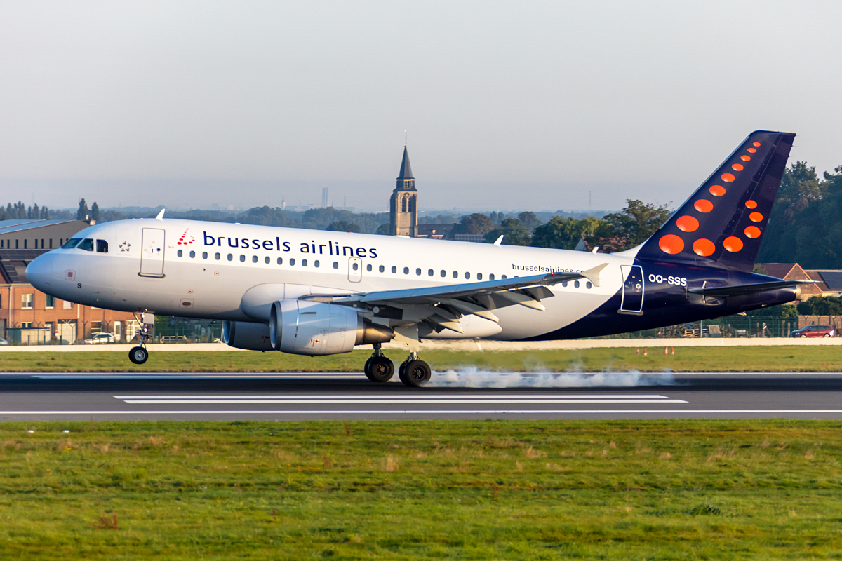 Brussels Airlines, OO-SSS, Airbus, A319-111, 21.09.2021, BRU, Brüssel, Belgium