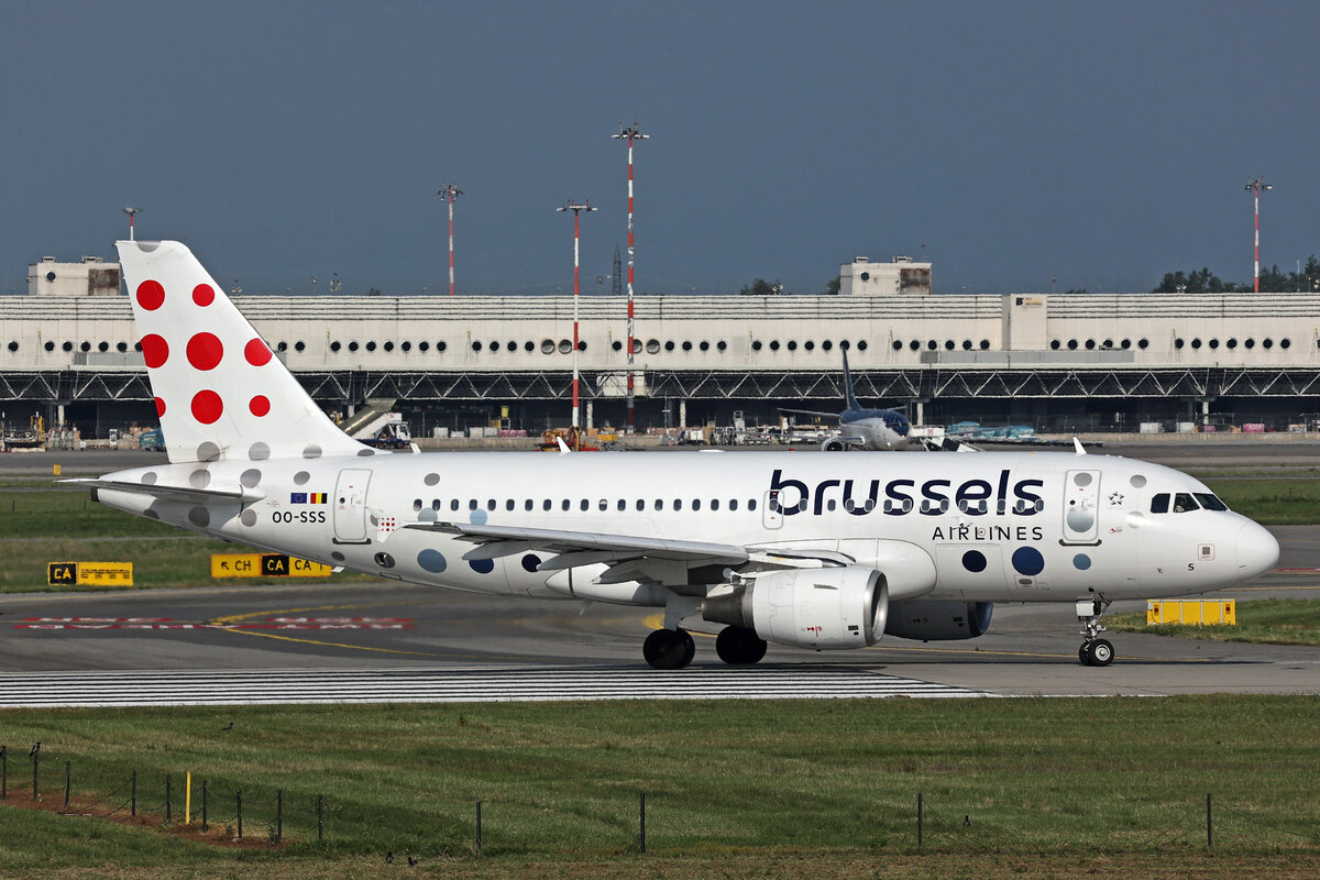 Brussels Airlines, OO-SSS, Airbus A319-111, msn: 2030, 10.Juli 2024, MXP Milano Malpensa, Italy.