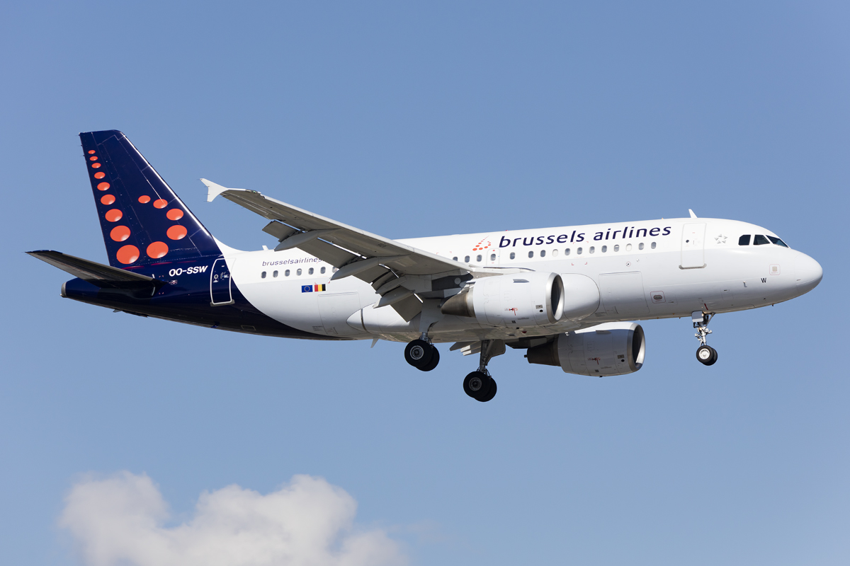 Brussels Airlines, OO-SSW, Airbus, A319-111, 17.04.2017, GVA, Geneve, Switzerland



