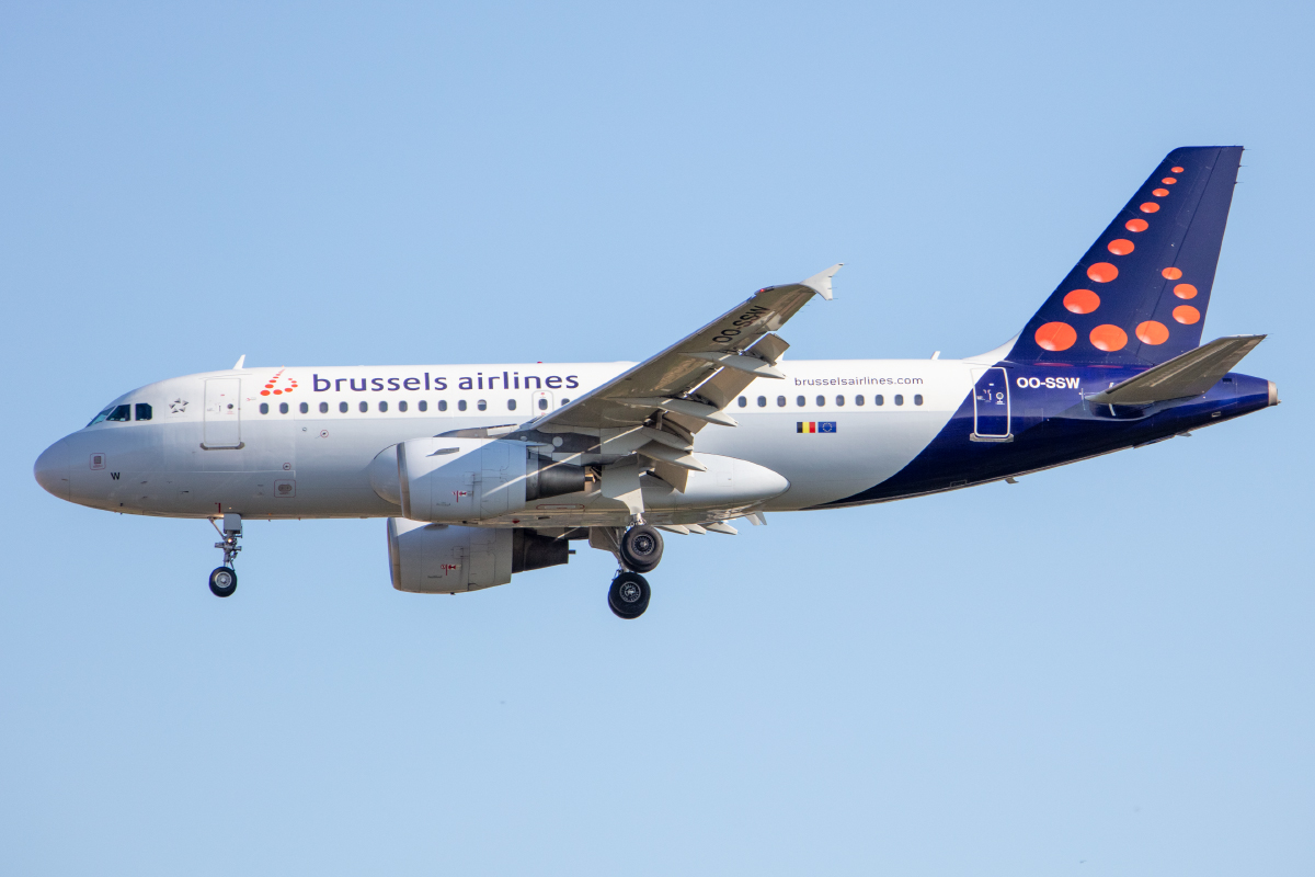 Brussels Airlines, OO-SSW, Airbus, A319-111, 25.06.2023, BRU, Brüssel, Belgien