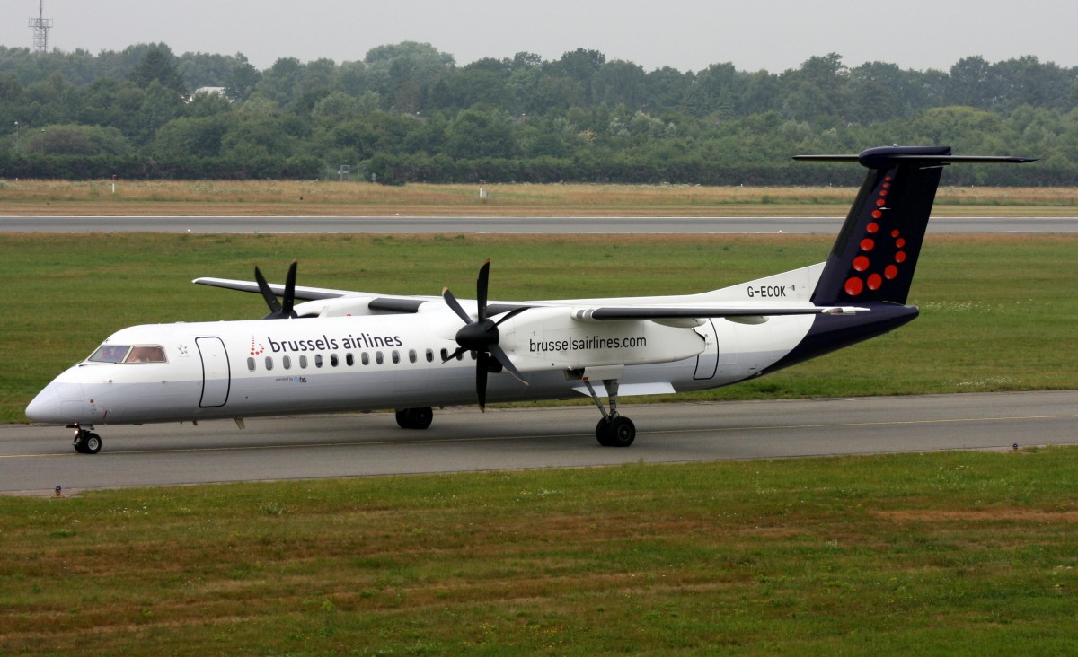 Brussels Airlines,G-ECOK,(c/n4230),De Havilland Canada DHC-8-402Q Dash8,25.07.2013,HAM-EDDH,Hamburg,Germany