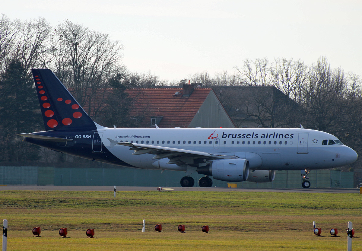 Brussles Airlines, Airbus A 319-111, OO-SSH, TXL; 29.12.2019