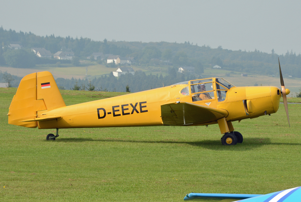 Bücker 181 Bestmann (Lizenzbau Gomhouria Mk.6 aus Ägypten), D-EEXE in Wershofen - 07.09.2014