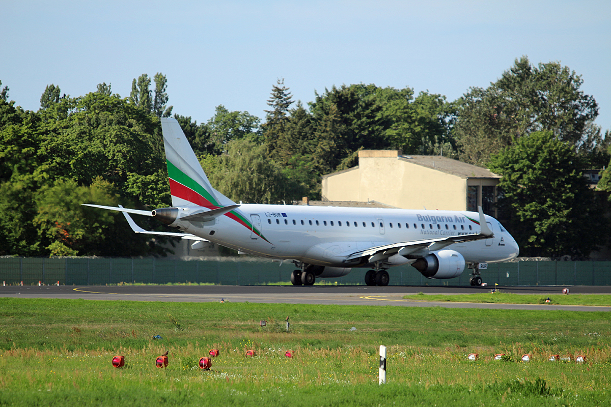 Bulgaria Air , ERJ-190-100AR, LZ-BUR, TXL, 05.08.2017