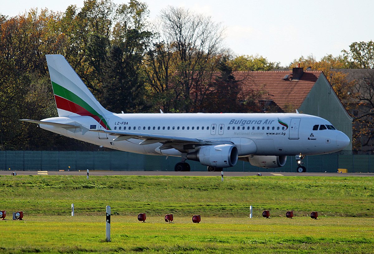 Bulgaria Air, Airbus A 319-112, LZ-FBA, TXL, 30.10.2017
