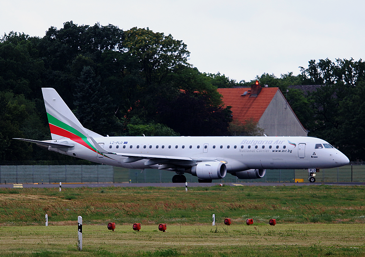 Bulgaria Air, ERJ-190-100AR, LZ-PLO, TXL, 15.07.2016