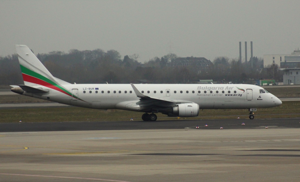 Bulgaria Air, LZ-BUR (c/n 19000551),Embraer ERJ 190-100AR, 19.03.2016,DUS-EDDL, Düsseldorf, Germany 