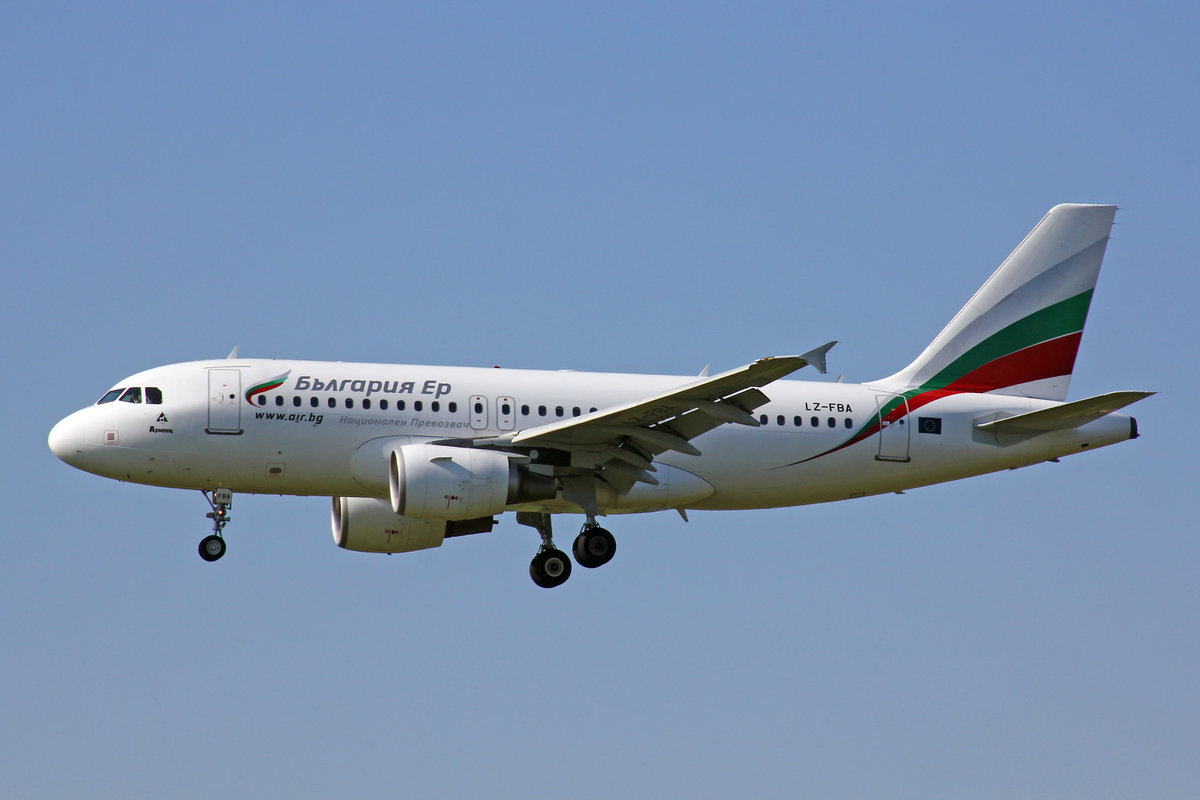 Bulgaria Air, LZ-FBA, Airbus A319-112, msn: 3564, 15.September 2020, ZRH Zürich, Switzerland.