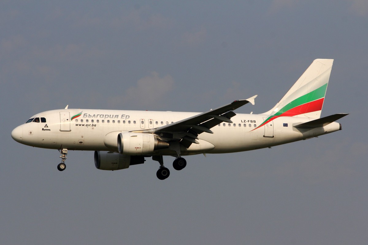 Bulgaria Air, LZ-FBB, Airbus A319-112, 4.Juli 2015, AMS  Amsterdam, Netherlands.