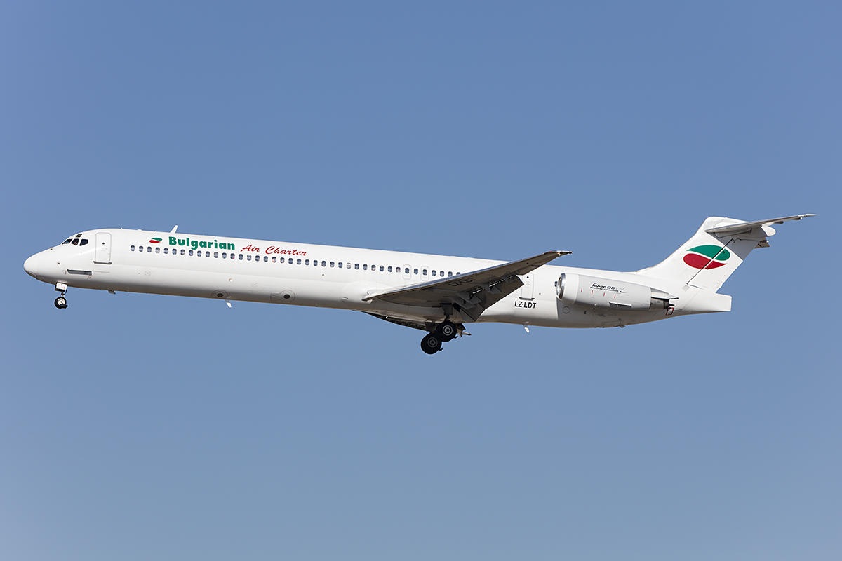 Bulgarian Air Charter, LZ-LDT, McDonnell Douglas, MD-82, 14.10.2018, FRA, Frankfurt, Germany 



