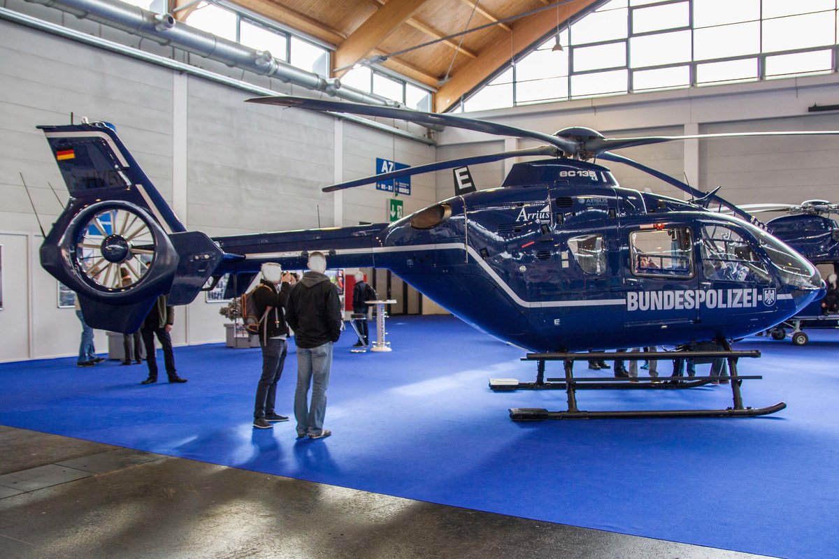 Bundespolizei, D-HVBE, Eurocopter, EC-135 T-1, 07.04.2017, Aero '17, Friedrichshafen, Germany