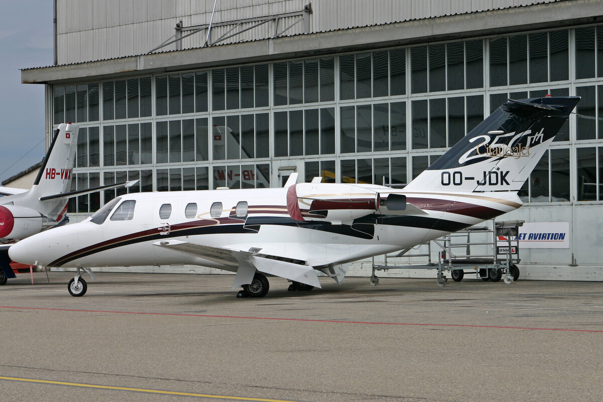 Capital Aircraft Group , OO-JDK, Cessna 525 CJ-1, msn: 525-0250, 06.September 2008, ZRH Z�rich, Switzerland.