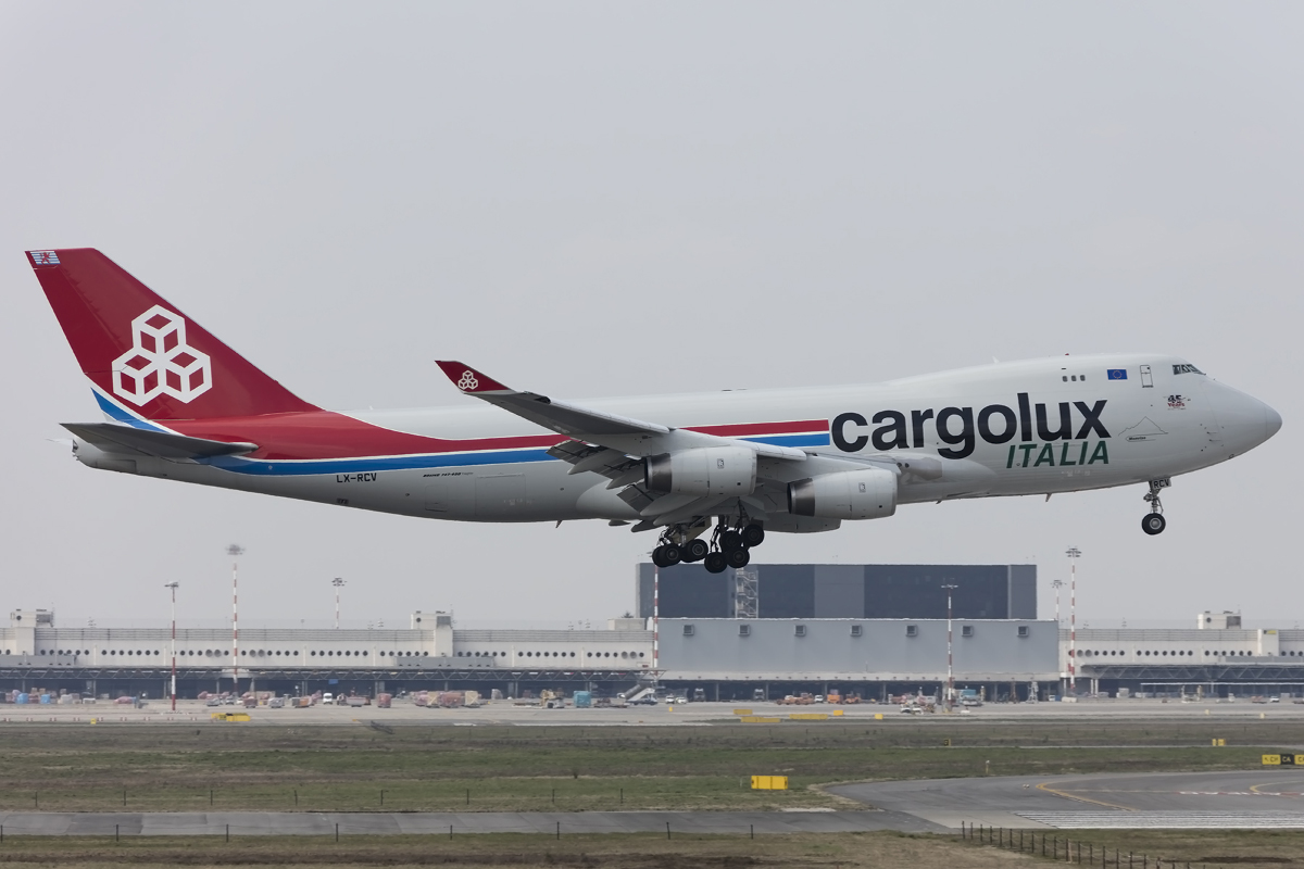 Cargolux - Italia, LX-RCV, Boeing, B747-4R7F, 25.03.2016, MXP, Mailand, Italy 




