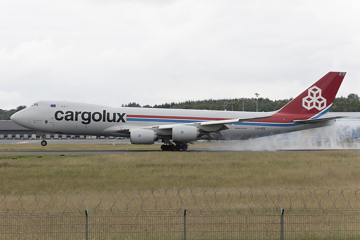 Cargolux, LX-VCE, Boeing, B747-8R7F, 22.06.2016, LUX, Luxembourg , Luxembourg  




