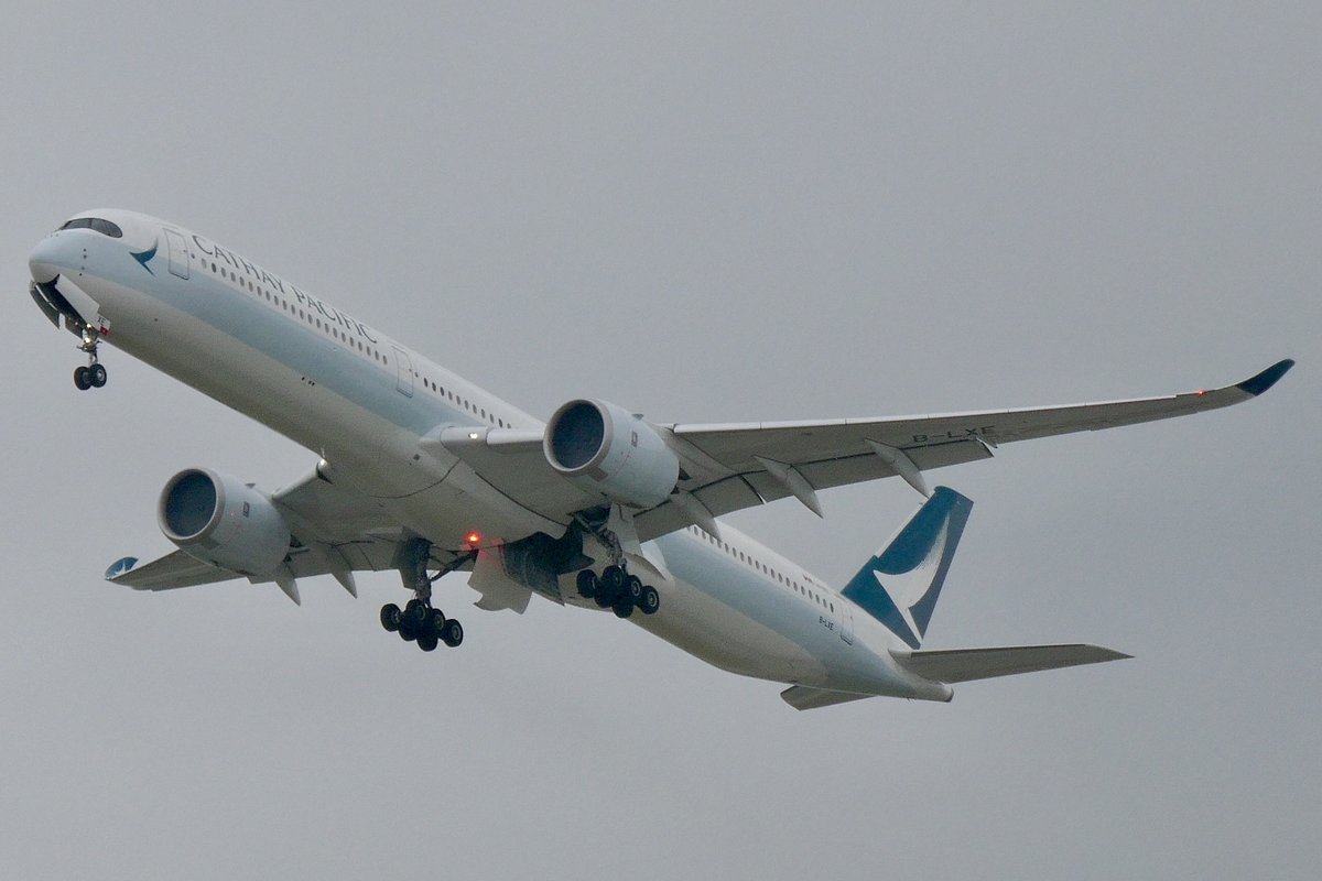 Cathay Pacific, A350-1000, B-LXE, 28.12.19, Zürich