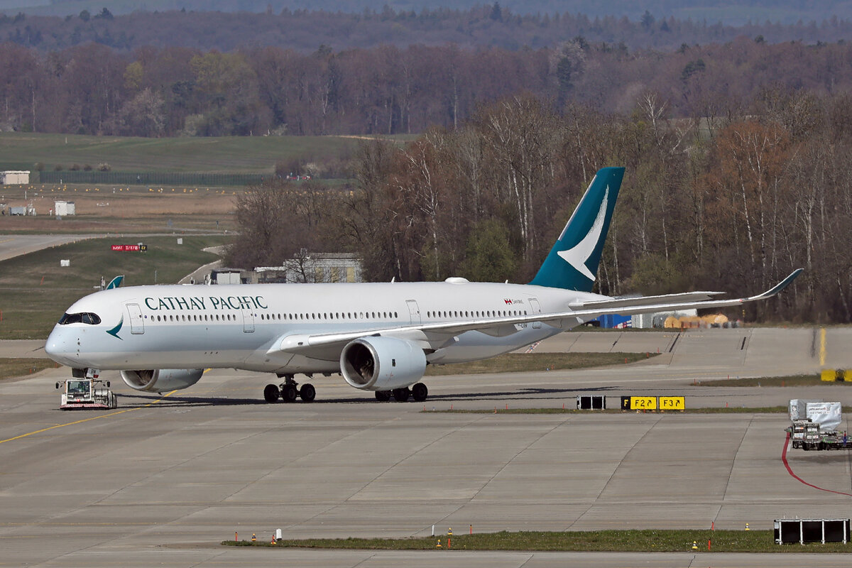 Cathay Pacific Airways, B-LRN, Airbus A350-941, msn: 085, 03.April 2026, ZRH Zürich, Switzerland.