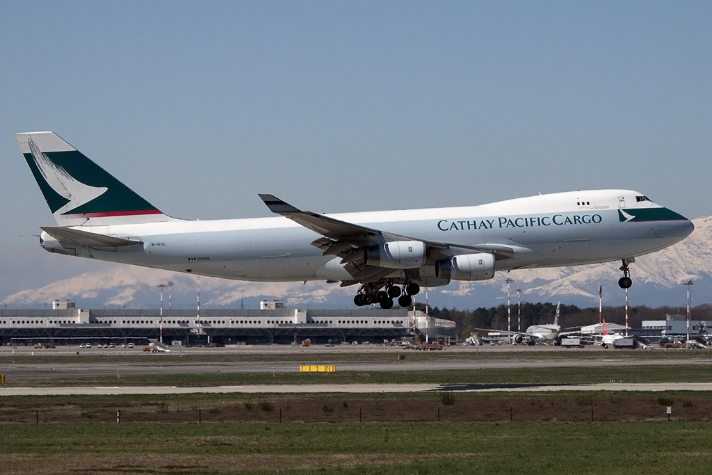 Cathay Pacific Airways - Cargo, B-HUL, Boeing, B747-467F, 06.04.2015, MXP, Mailand-Malpensa, Italy




